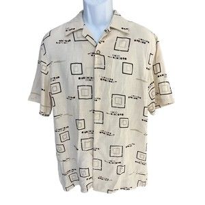 Giorgio inserti collezione italiano men's L button up microfiber collard shirt